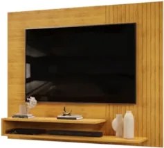 Painel TV 50 Pol 136cm Bancada Suspensa Vetra D04 Cedro - Mpozenato