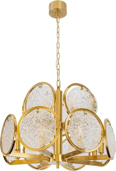 Pendente Metal Cristal Bronze