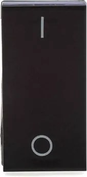 Interruptor Bipolar Simples Preto 10a Pial Plus+