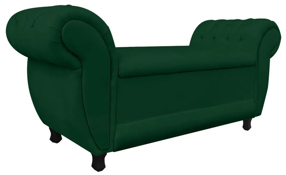 RECAMIER COM BAU GRECIA NAMORADEIRA CALC - Verde