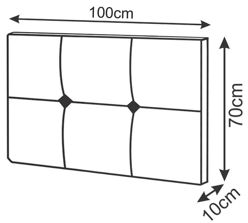 Cabeceira Painel Nina para Cama Box Solteiro 1,00 m Estofada Suede Crepe