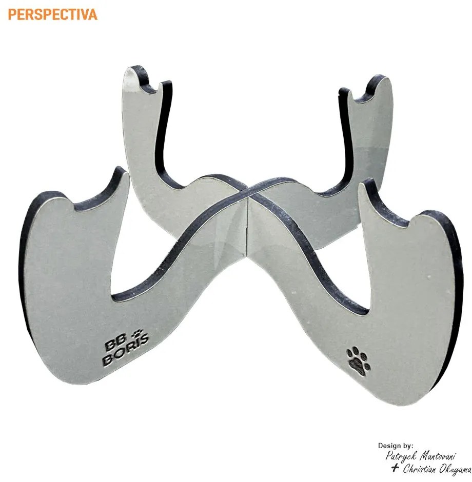 Comedouro Elevado Para Pets B600 Bege - Sheep Estofados - Bege