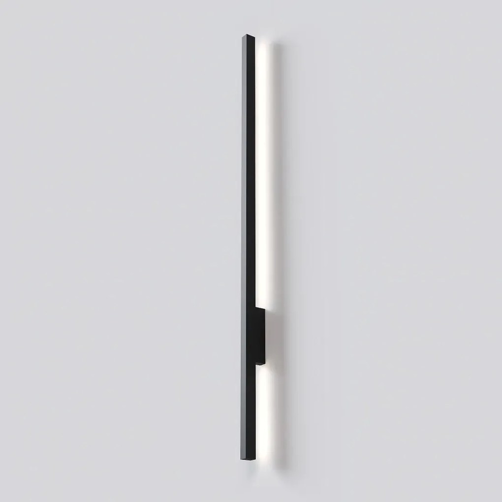 Arandela Vertical Long Slim 02X05X98Cm Led 15W 3000K - Qimporta Ar2522 (PRETO)