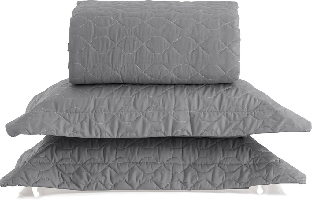 Porta Travesseiro Kacyumara 200 Fios Vida Bela Tinto - Fend Storm  50 x 70 cm