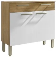 Balcão de Cozinha Com Tampo 91cm Vivian Freijó/Supremo Z06 - Mpozenato