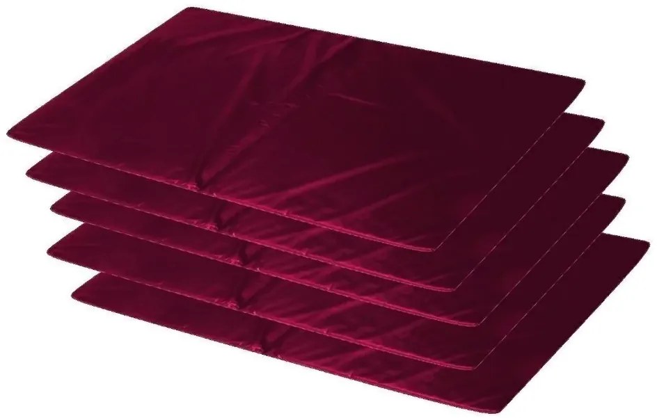 Kit 10 Colchonetes Academia,gin�Stica, Exerc�Cios 90X40X3Cm (Vermelho)