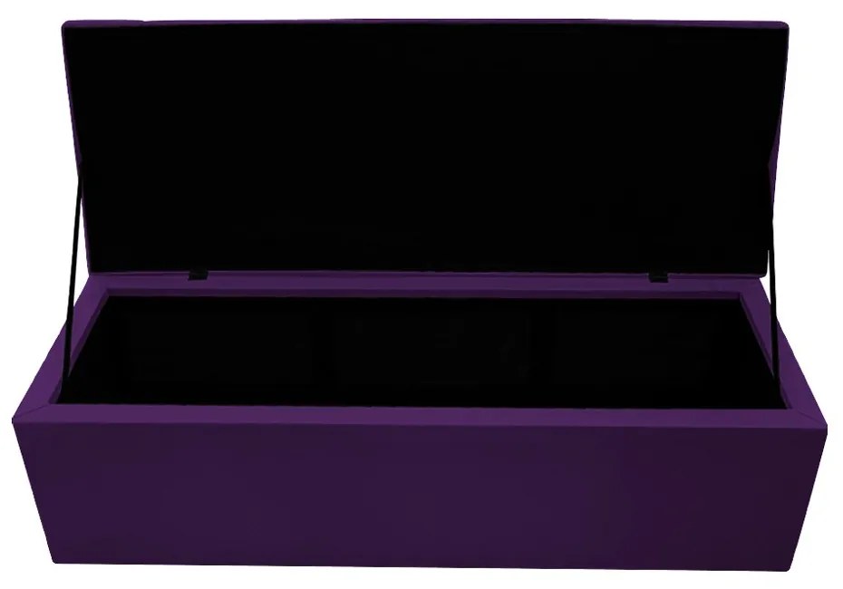 Calçadeira Copenhague 160 cm Queen Size Suede Roxo - ADJ Decor