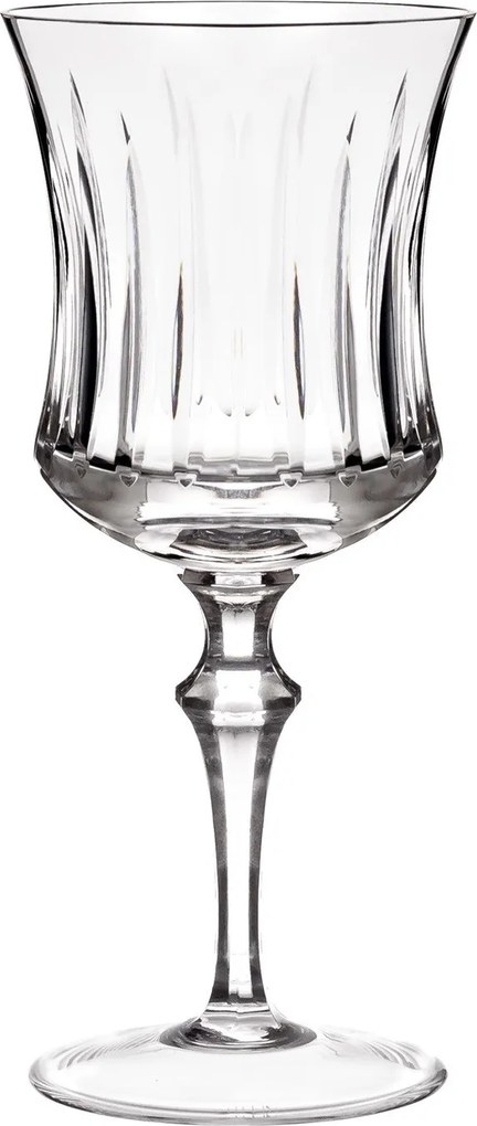 Taça de Cristal Flauta Mozart Basic Lapidado P/ Vinho Tinto 345ml - Incolor  Incolor