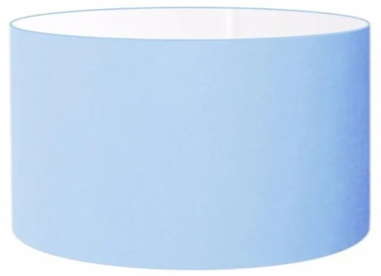 Cúpula abajur cilíndrica cp-8024 Ø50x25cm azul bebê