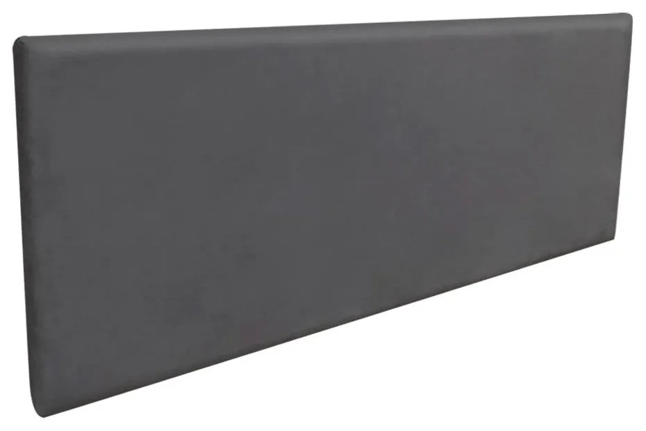 Cabeceira Painel Clean para Cama Box Casal 160 cm Suede M11 - D'Rossi - Grafite