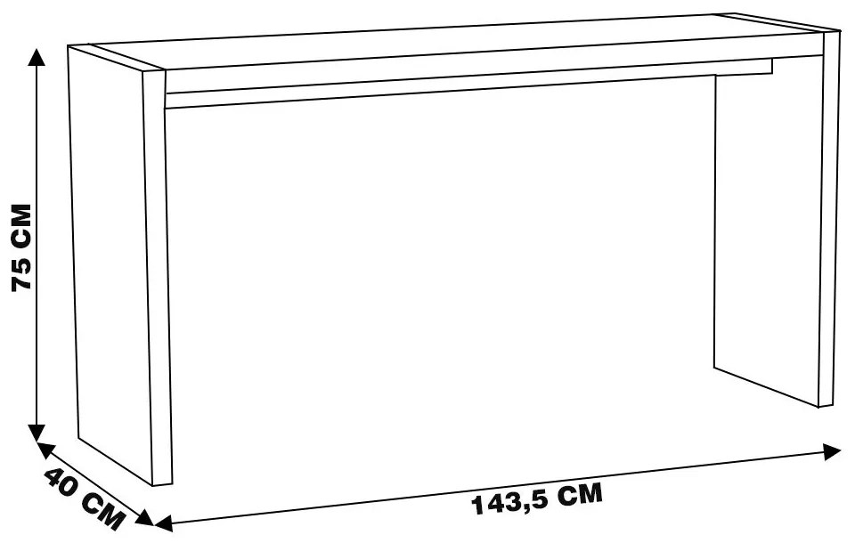 Aparador para Sala de Estar Flauer com Gravura Madeira Maciça Rustic Brown G54 - Gran Belo