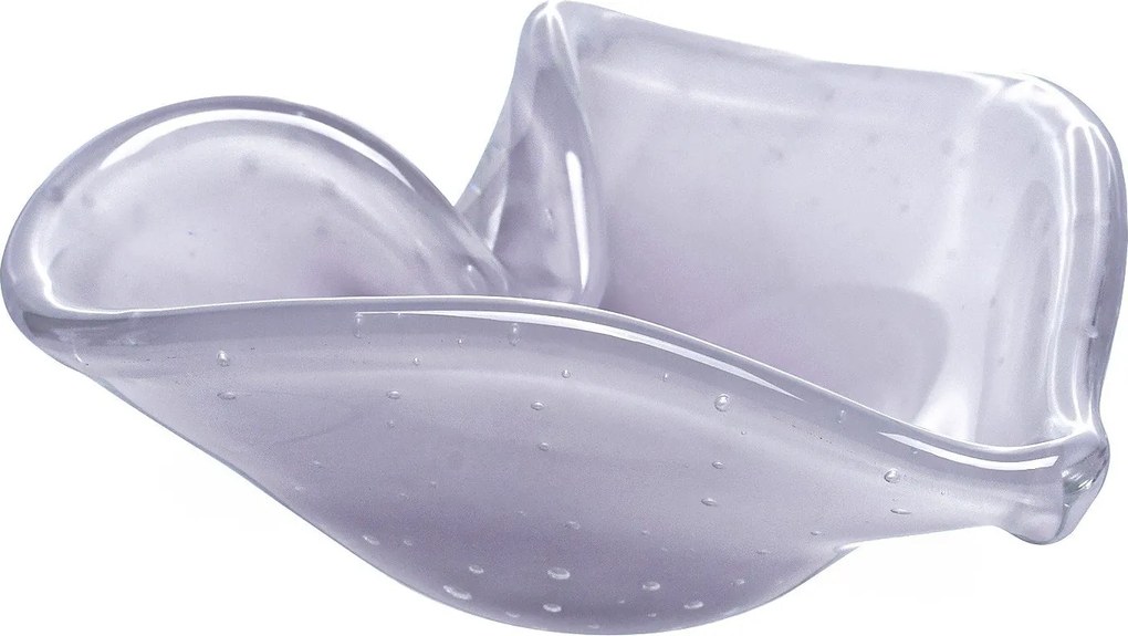 Coração Porta Objetos em Murano - Lavanda  Lavanda