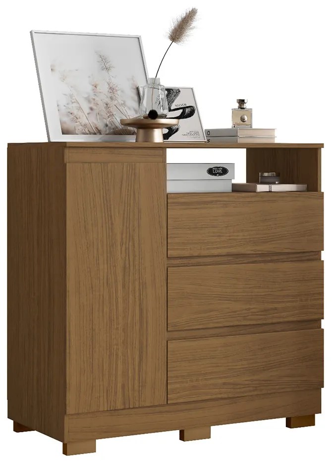 Cômoda Quarto com 1 Porta Sapateira 97cm Tayna A09 - D'Rossi - Atacama