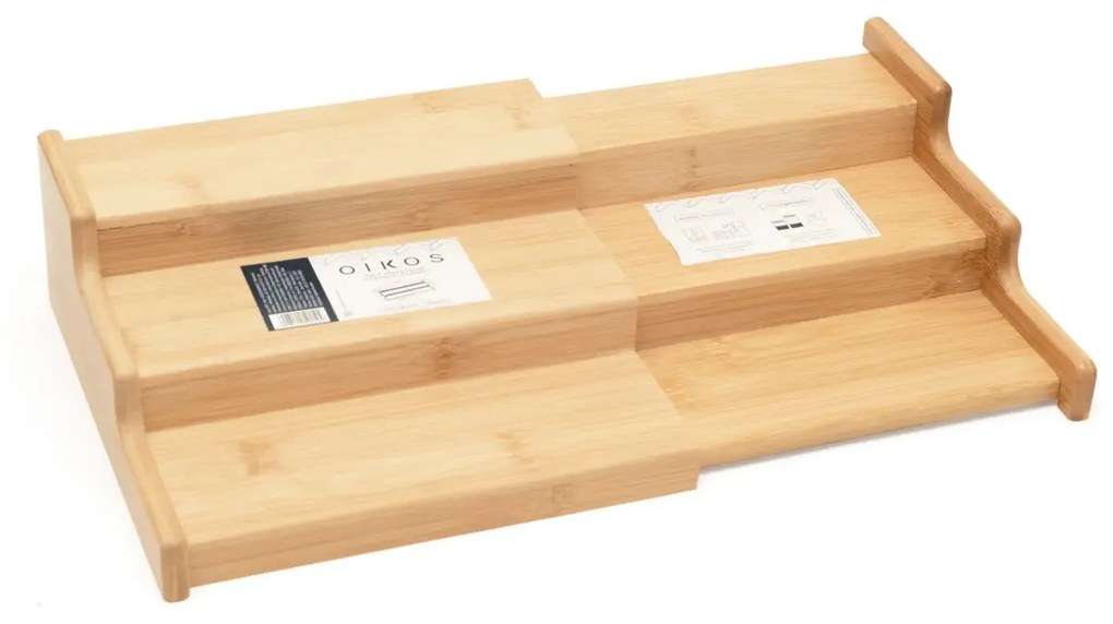Rack Organizador Extensível De Bambu