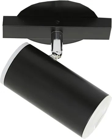 Spot Sobrepor Alumínio 12cm - PRETO FOSCO