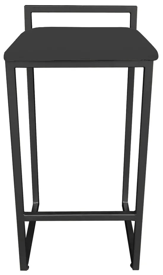 CONJUNTO 02 BANQUETAS PIETRA SUEDE PRETO