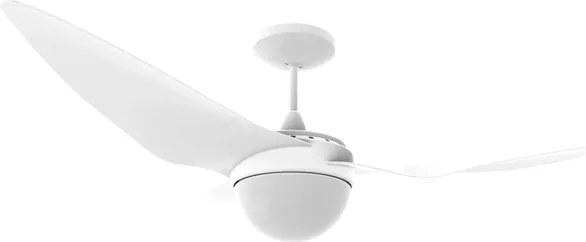 Ventilador De Teto Termoplastico Vidro Branco 127V Terral