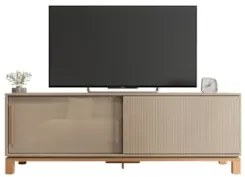 Rack Bancada Para TV 65 Pol 180cm Lucca Areia/Freijó C01 - Mpozenato