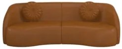 Sofá Decorativo 4 Lugares 318cm com Almofadas e Poltrona Zion Z32 Sint