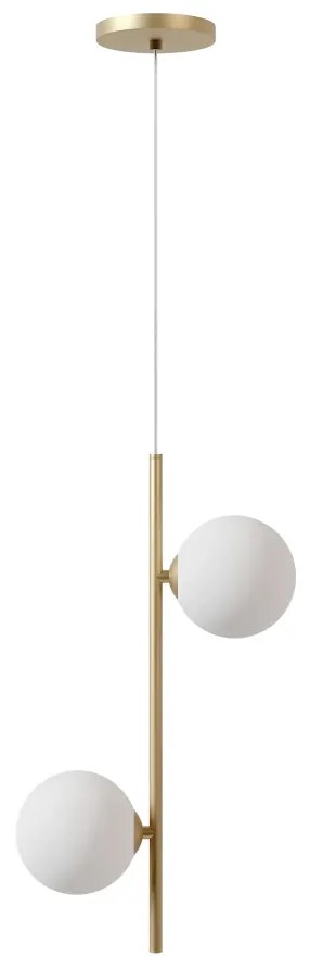 Pendente Vertical Slim Jabuticaba 10X23,5X48,5Cm Aluminio E 2X Globo Ø... (PRETO, FOSCO)