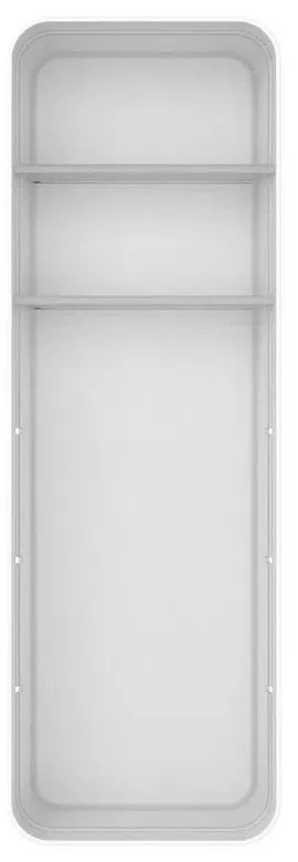Organizador de Gavetas Logic com 2 Divisórias - Branco