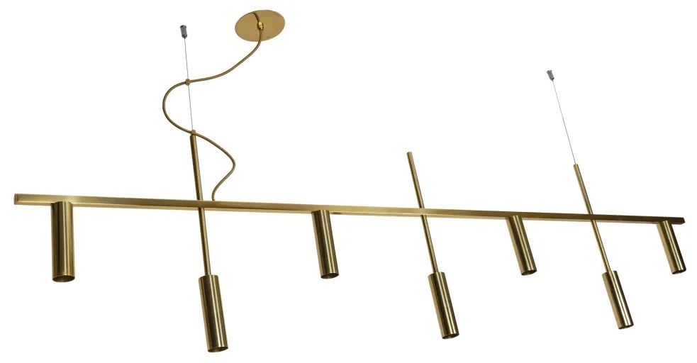 Pendente Platinum Linear 3,8X44,5X170Cm 7Xmr11 - Usina 16930/170 (BT - Branco Texturizado)