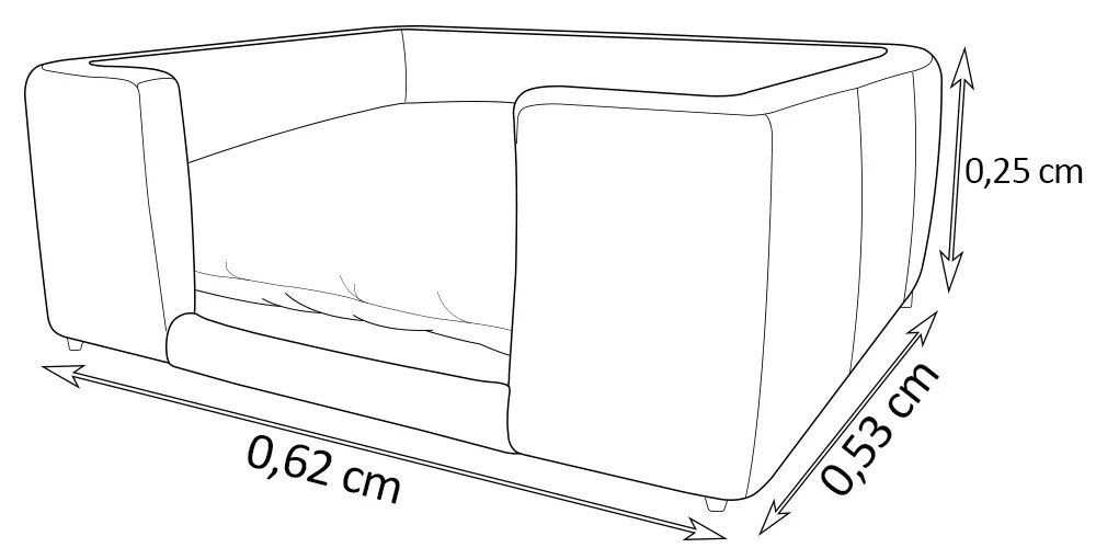 Caminha Cão Cama Pet Lili P/ Cães e Gatos Almofada Lavável Suede Cores - Marrom