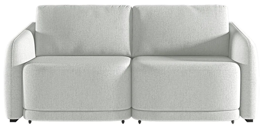 Sofá Cama Modulado Retrátil e Reclinável Decorativo Varsóvia 196cm Linho Cinza G33 - Gran Belo