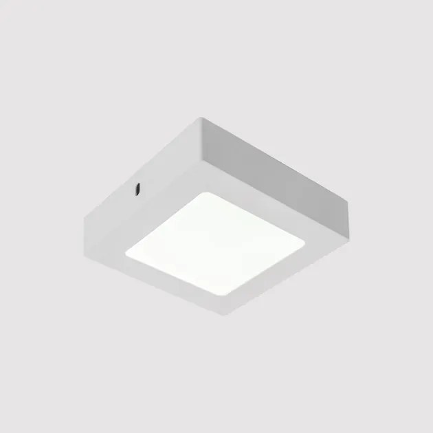 Plafon Led Sobrepor Branco 6w 12x12cm Yamamura - LED BRANCO FRIO (6000K)