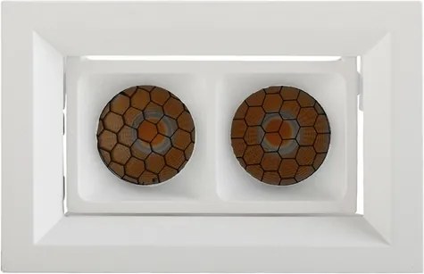 Plafon Led De Embutir Com Honeycomb 8W 30 New Pixel - BRANCO