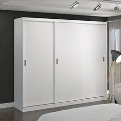 Guarda Roupa Casal 3 Portas de Correr Winter F04 Branco - Mpozenato