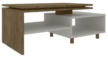 Mesa De Centro Lima Cinamomo/Off White - Bechara Móveis