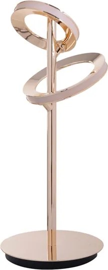 Luminaria De Mesa Led Aluminio Dourado 11W 3000K Balance