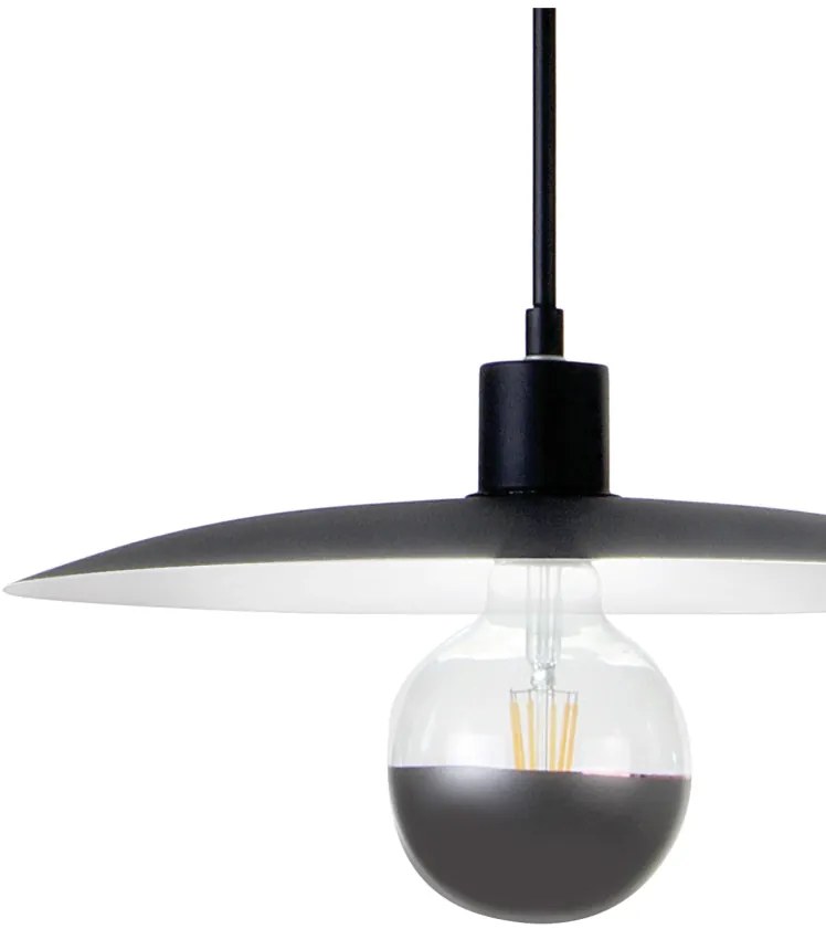 Pendente Eclisse Ø33X37Cm Disco Curvo Metal Alumínio 1Xe27 - Old Artis... (COBRE FOSCO)