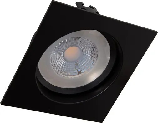 Plafon Embutir Led Easy Evo 3w 3000k Preto