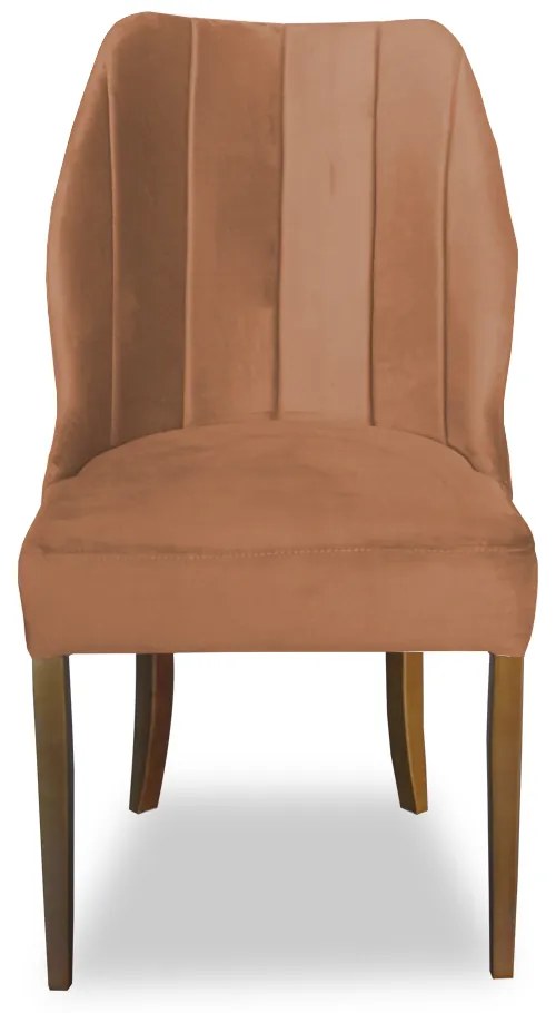 Kit 2 Cadeiras De Jantar Safira Suede Telha