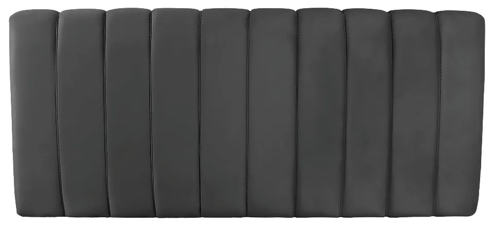Cabeceira Painel Olivia Queen 160 cm Veludo - D'Rossi - Grafite