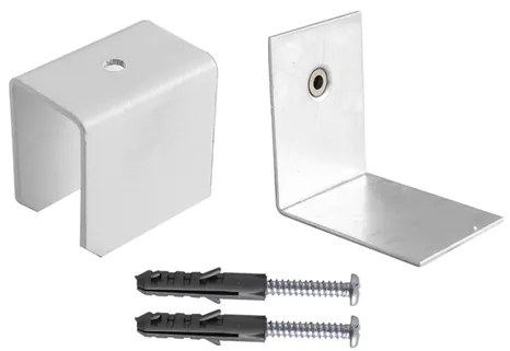 Juncao Teto Parede Para Perfil Up Aluminio Branco