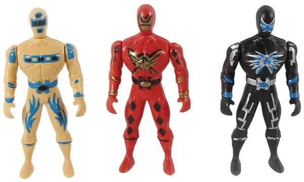 Bonecos Heróis 3 Peças