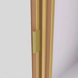 Guarda Roupa Casal 200cm Com Espelho Porto Flex Branco/Camarim - Vila
