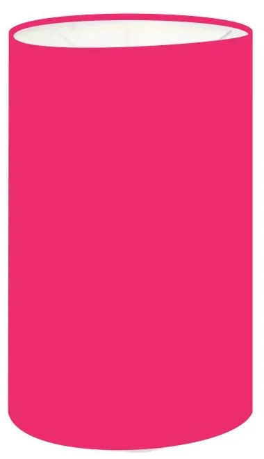 Cúpula Abajur Cilíndrica Cp-7002 Ø13x30cm Rosa Pink