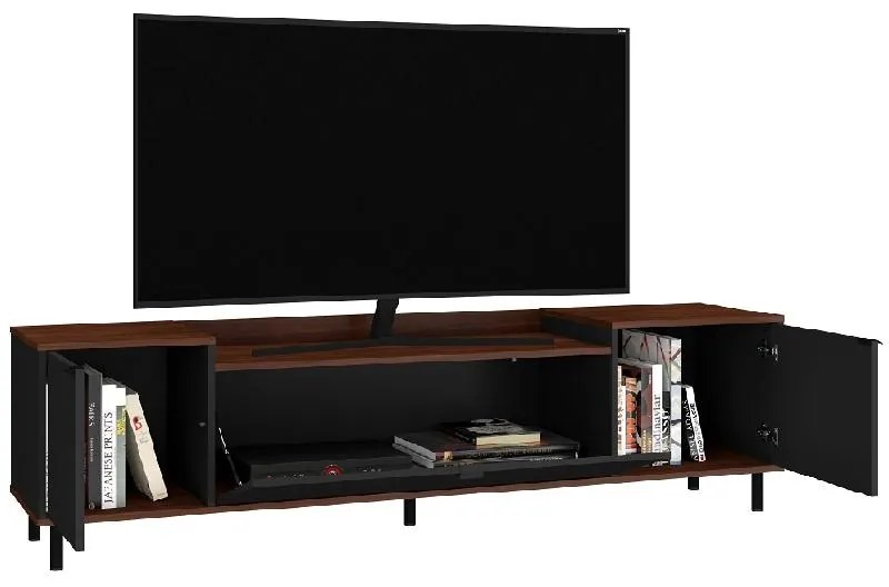 Rack Home Para TV 40" 170cm Preto Castanho