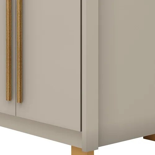 Guarda Roupa Com Espelho Dubai Majestic 6 Portas e 3 Gavetas Fendi - Vila Rica Móveis