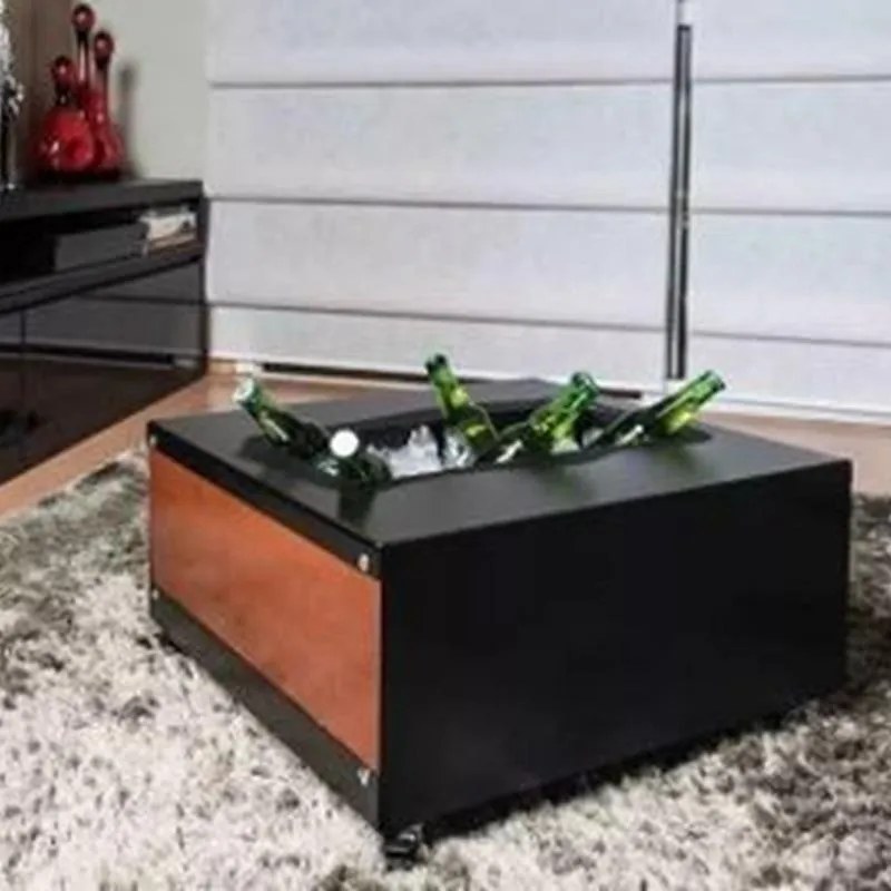 Lareira Ecológica Mini Bar Mesinha Centro Mesa Premium Luxo