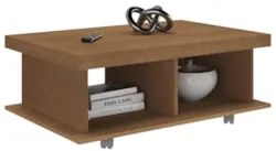 Mesa de Centro 90cm Para Sala Tamburato 50mm Kael Cinamomo A09 - Mpoze