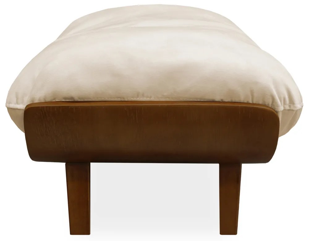 Cama Pet Costela para Cães e Gatos Almofadada Suede Nude
