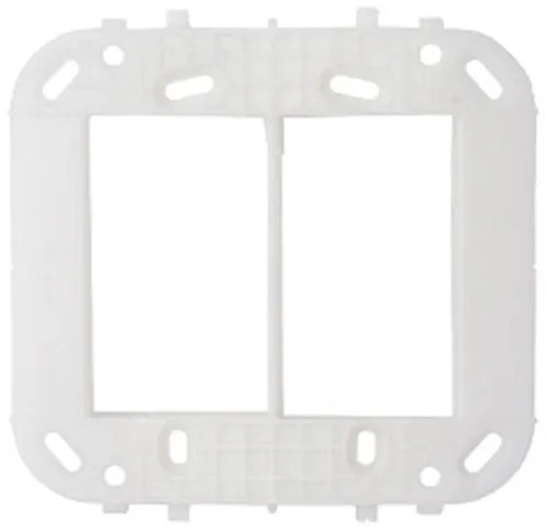 Placa 4x4 Termoplastico Branco 6 Modulos Decor