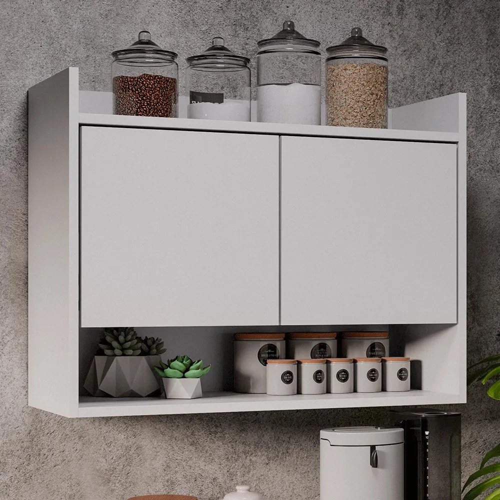 Armário Aéreo com 2 Portas Chico Branco G96 - Gran Belo
