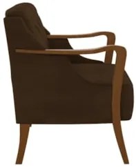 Kit 2 Poltronas Decorativas para Sala de Estar Capitonê Lapa Z32 Velud