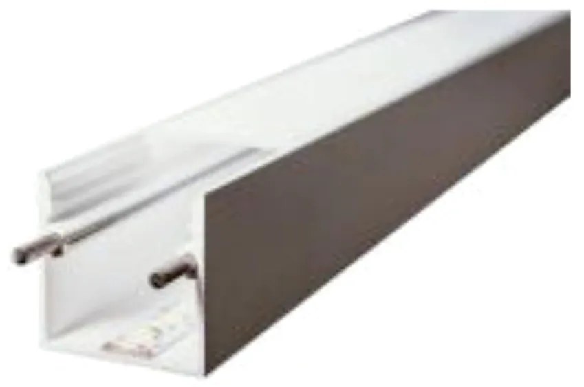 Junção Teto/teto Perfil Sobrepor Para Fita Led Garbo 10X10Cm | Usina 3... (BT - Branco Texturizado)